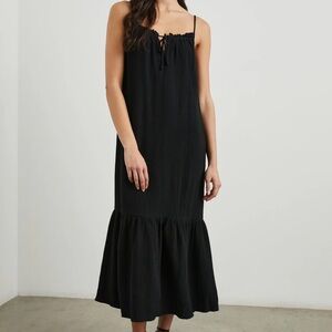Rails Black Gauze Marseille Dress Sz XXS NWT